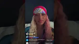 Nicki Minaj minaj previews 3 brand new songs on her instagram live ( 2 from 3‼️(16 August -2024 )
