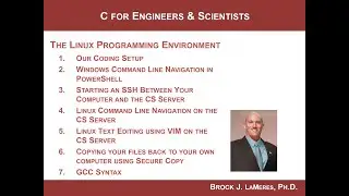 2.1(a) - Our C Programming Environment Overview