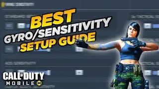 Best Gyro/Sensitivity Setup Guide For COD MOBILE | Tips & Tricks | CODM Best Settings For (MP BR)