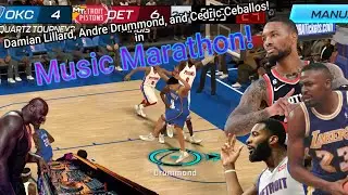 Damian Lillard, Drummond, and Ceballos in Music Marathon! (Nba 2k Mobile)