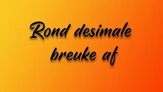 Rond desimale breuke af