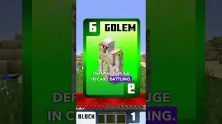 Minecraft Card Battle: Biomes, Attack, and Defense