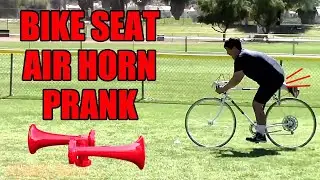 BIKE SEAT AIR HORN ALARM PRANK