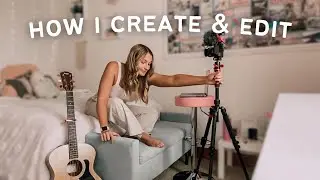 how i create & edit my guitar tutorials: tabs, filming, editing, thumbnails & more! // Nena Shelby
