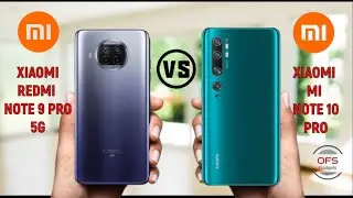 Xiaomi Redmi Note 9 Pro 5G  vs  Xiaomi Mi Note 10 Pro