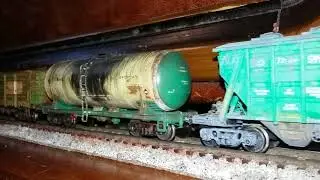 52 вагона с пробуксовкой (19 мая 2018 г.)