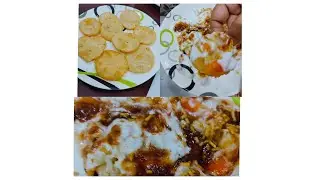 papdi chaat recipe. easy papdi recipe.