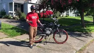 Whizzer Black Knight (NE5) start, idle adjust, short pass