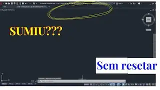 Barra Ferramenta Auto Cad Sumiu? [Resolva sem Resetar]
