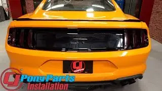 2018-2023 Mustang GT/EcoBoost Complete Anchor Room Front And Rear Light Tint Kit Installation