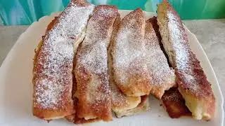 Любимое лакомство детей. Творожные палочки с яблоками