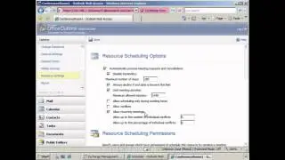 Exchange 2007 Resource Mailbox Settings