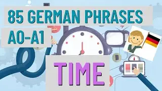 Learn TIME in German with subtitles [A0-A1]