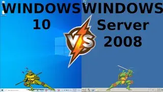 Windows 10 vs Windows Server 2008: RAM + CPU Usage