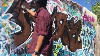 Graffiti-Piece Timelapse