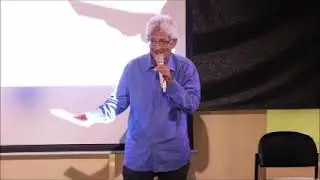 המשורר ראובן שבת בהשקת ספר השירה שאפגט