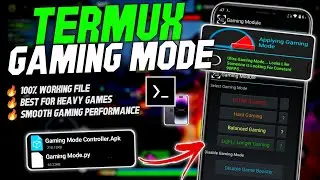 Max 90 - 120 FPS | Enable Termux Gaming Mode Performance | Stable Fps & Performance | No Root
