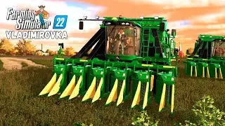 ФС22 КАРТА ВЛАДИМИРОВКА  ! Уборка Хлопка !!!