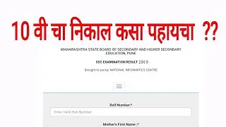 10 वी चा निकाल कसा पहायचा | SSC Result 2024 Maharashtra Board