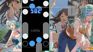 osu!mania | aqours - aozora jumping heart [skwid challenge] 1.15x rate 96.60% accuracy