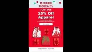 Flash Sale Promo (Redbubble: BSE242)