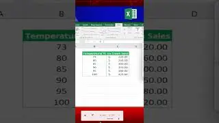 Ho to use Correlation in MS Excel - the CORREL function #excel #formula #correlation #youtubeshorts