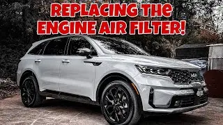 How To Replace Your Engine Air Intake Filter (2021-2023 Kia Sorento / MQ4)