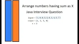 Two sum problem Arrange numbers having sum x