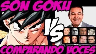 COMPARANDO LAS VOCES DE GOKU!! 11 voces diferentes!!!