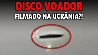 UFO in the shape of a flying saucer filmed in Ukraine!