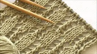 Two needle knitting patterns new