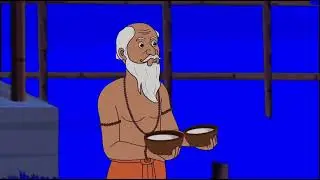 Green screen cartoon animation vedio