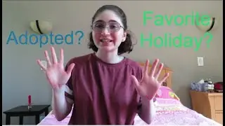 My First Video 10 Facts About Me!