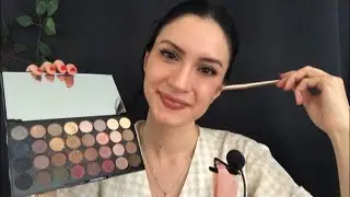 Türkçe ASMR| Sakız Çiğneyerek Makyajını Yapıyorum| Roleplay| Chewing Gum| Doing your Make-up