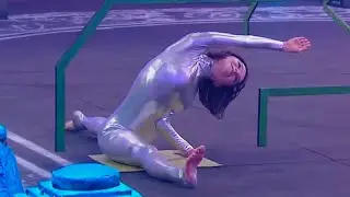 Flexible girl from TV