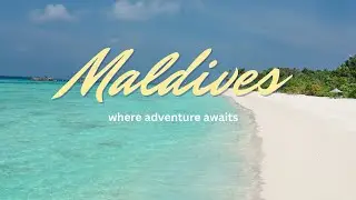 Maldives Paradise | Relaxing Nature Sounds & Stunning Island Views
