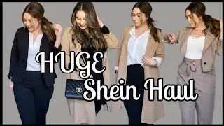 *HUGE* SHEIN FASHION HAUL 2021 | Affordable Office Outfits! #amandaclaypool