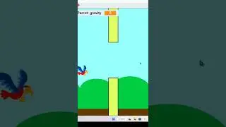 Bird Flappy Game created in #Scratch #coding #learnscratch #learncoding
