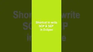 Eclipse Shortcut Sys.out.print & Sys.err.print 