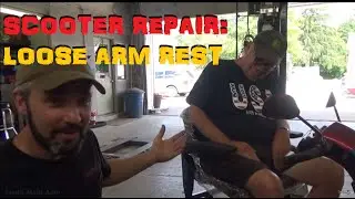 Mobility Scooter Repair - Loose Arm Rest