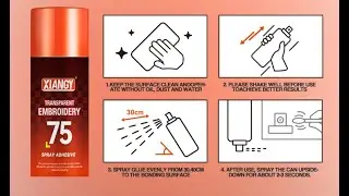 Embroidery Spray Adhesive