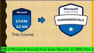 07. 99$ || Microsoft Azure|| Free Exam Voucher || Still Exam Voucher offer are available.
