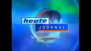 ZDF heute journal - Schlagzeilen-Loop 1999 - 2001
