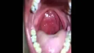 Me swallowing water