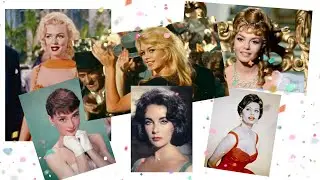 САМЫЕ КРАСИВЫЕ  АКТРИСЫ зарубежного кино  50- 70 годов 20 века