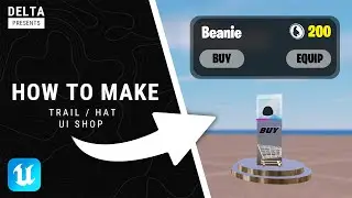 Create a PERSISTENT HAT or TRAIL SHOP With UI In UEFN For Fortnite