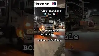 Airplane ✈️ Refueling ⛽️ with🚒 Fire Brigade on STBY to enable BOARDING 🏃‍♂️while Refueling #shorts