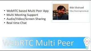 Part 3 - WebRTC Multi Peer App - Urdu/Hindi
