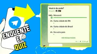 Como Criar Enquetes em Grupos/Canais do Telegram | Tutoriais Telegram