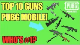 TOP 10 Guns in Pubg mobile  # stayhome 
